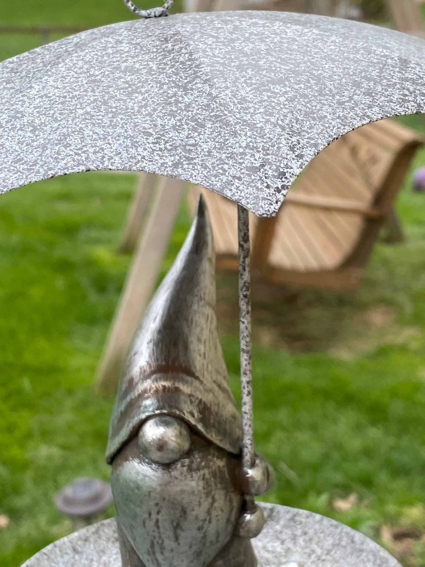 Sullivans Outdoor Gnomes Bird Feeders with Umbrellas Set of 2