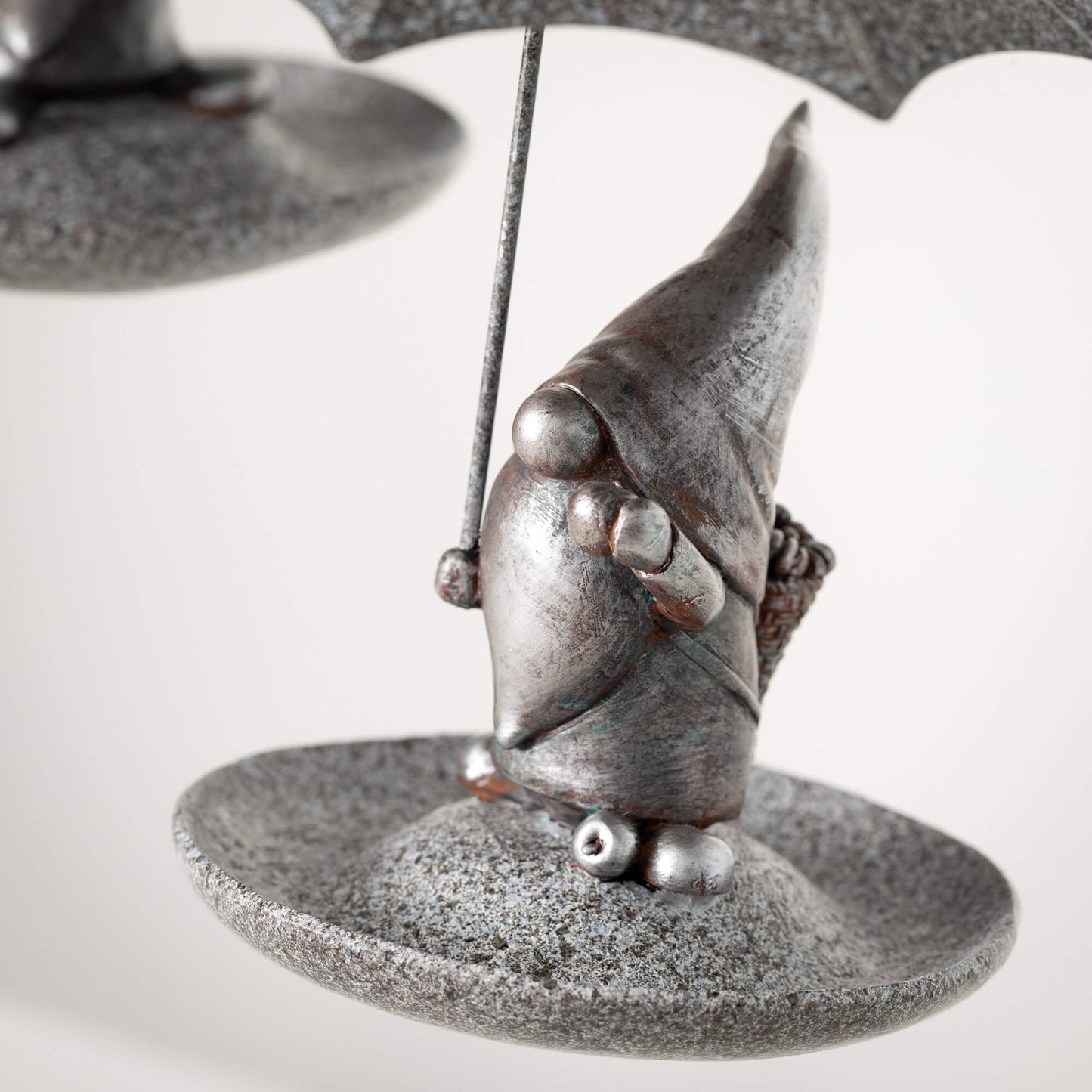 Sullivans Outdoor Gnomes Bird Feeders with Umbrellas Set of 2