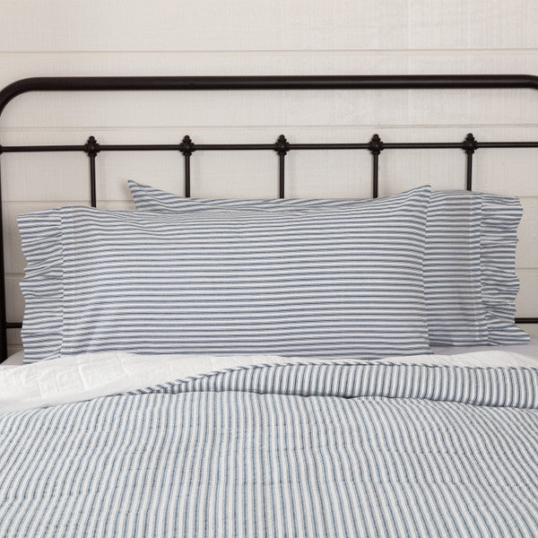 VHC Brands Sawyer Mill Blue Block Quilts Queen, King, Luxury King & Accessories - Unique Gift Shop - Vintage Collectibles, Home Decor, Quilts, Wall Art
