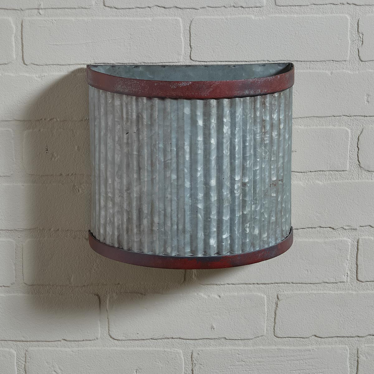Rustic Vintage Designed Wall Pocket Set of 2