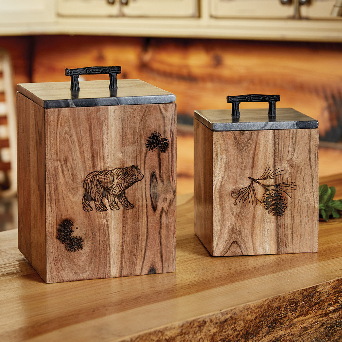 Small Wood Storage Box with Lid for Storing Small Items