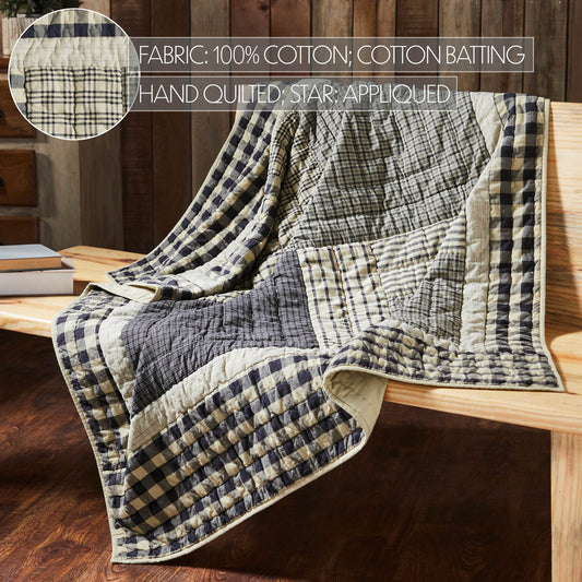 VHC Brands My Country Quilted Throw 50" x 60"