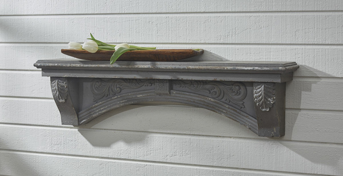 Rustic Country Farmhouse Mantle Wood Shelf