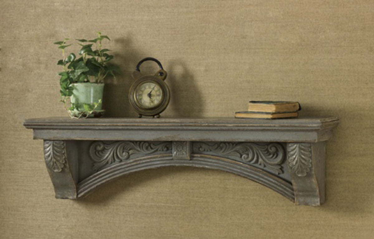 Rustic Country Farmhouse Mantle Wood Shelf