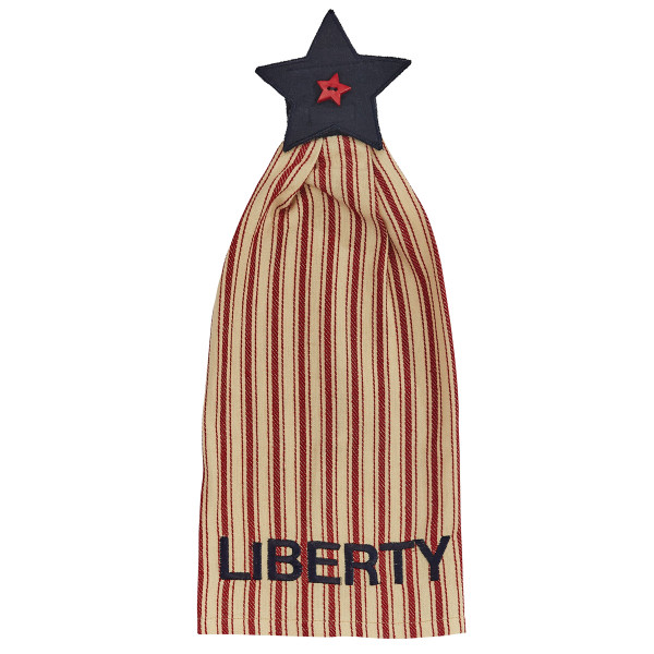 Star Spangled Liberty Handtowel Red White and Blue