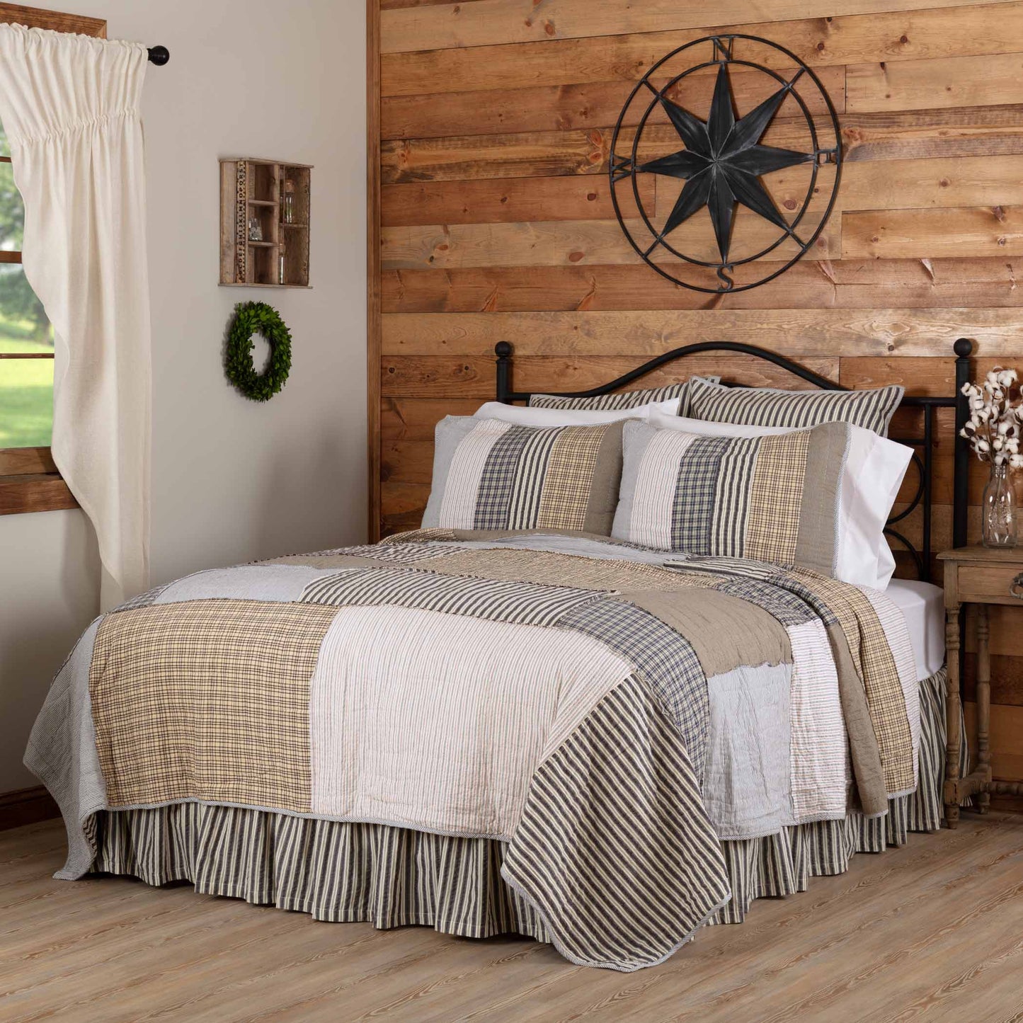 Ashmont Queen Quilt, Bedskirt, Shams & More VHC BRANDS SPEND $200 AND GET 20% OFF