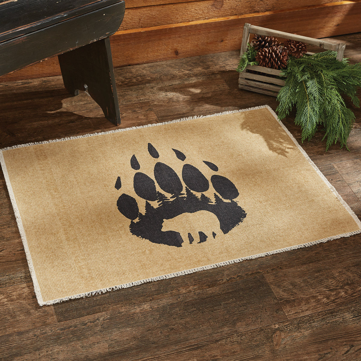 BEAR PAW RUG Large 2' X 3' by Park Designs
