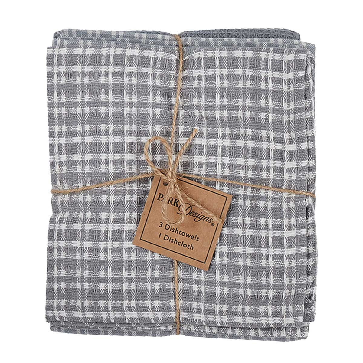 Premium Kitchen Towel Set 3 Dishtowels and 1 Dishcloth