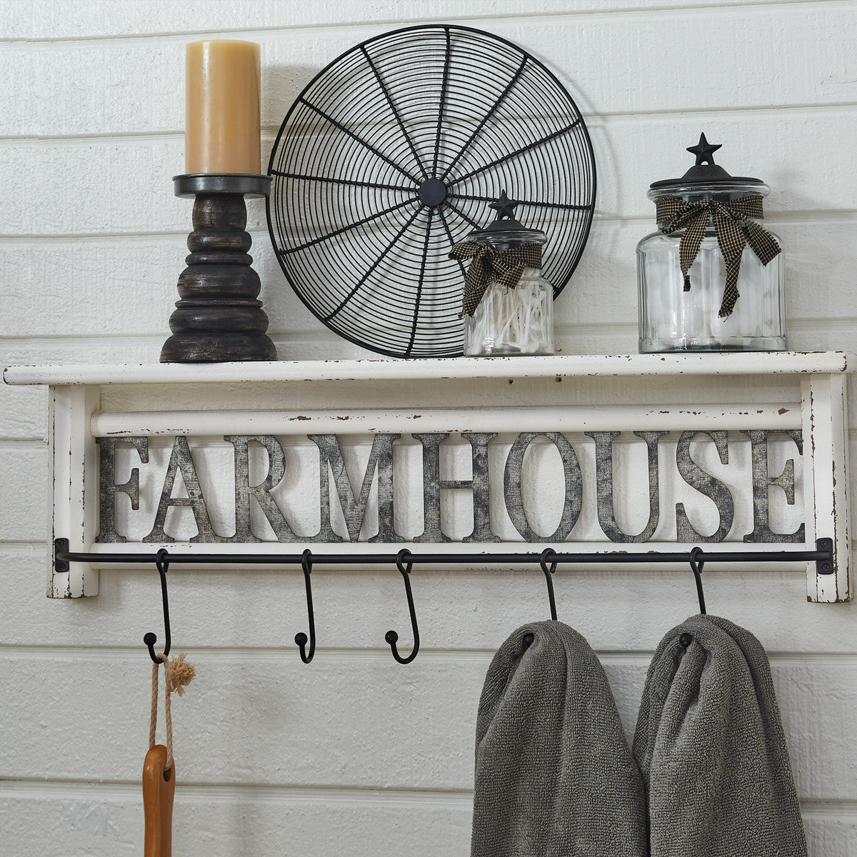 Park Designs Farmhouse Floating Wall Shelf Well Crafted