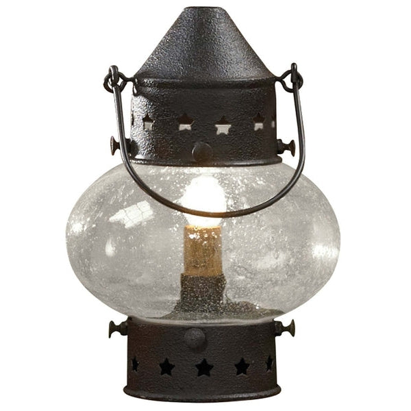 Park Designs Fat Onion Lamp Reproduction With Bubble Glass - Unique Collectibles 4 YOU