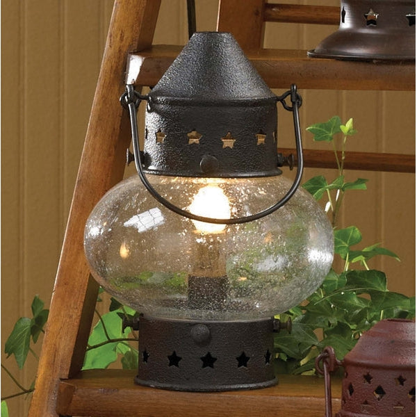 Park Designs Fat Onion Lamp Reproduction With Bubble Glass - Unique Collectibles 4 YOU