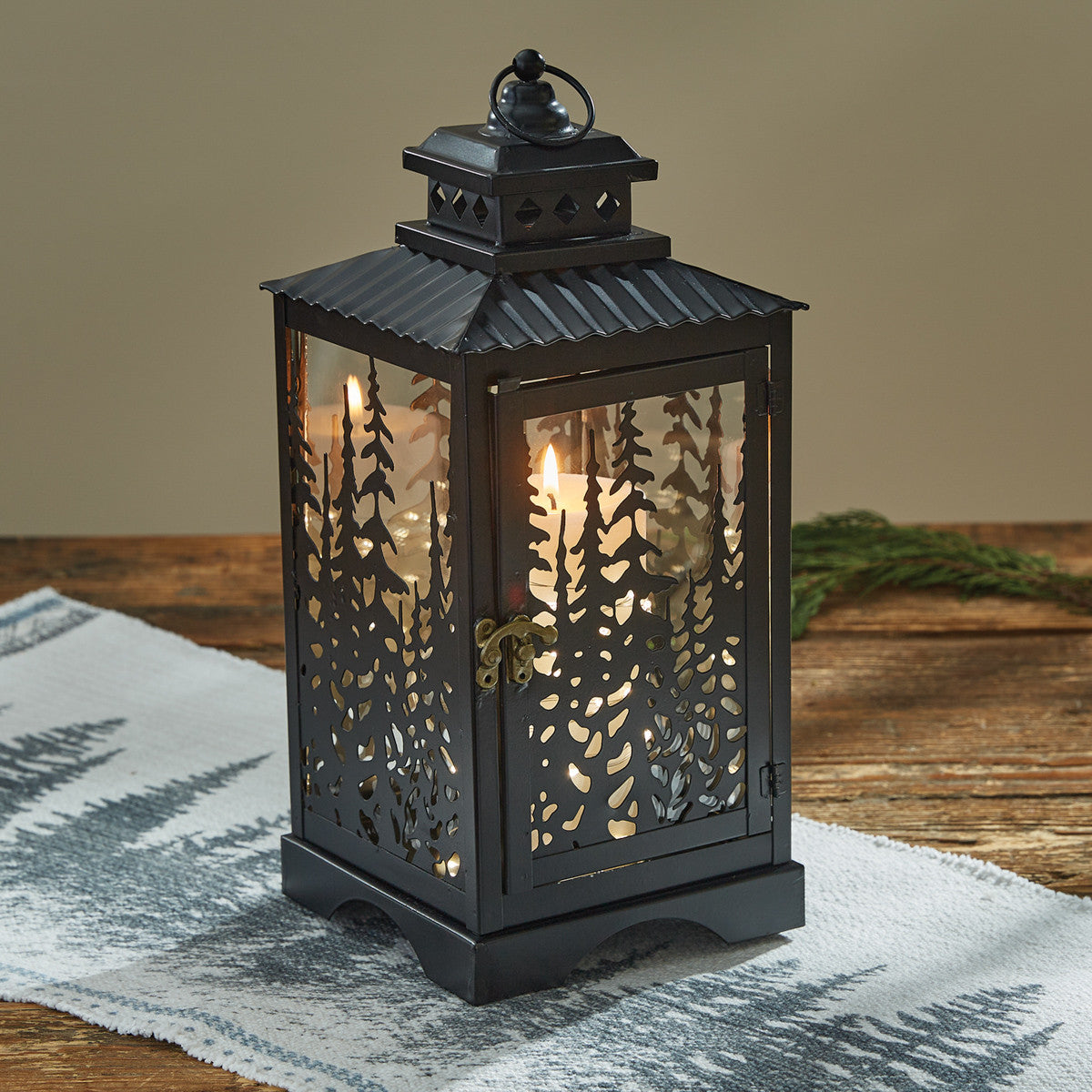 Rustic Wilderness Design Beautiful Tree Top Lantern Home Decor